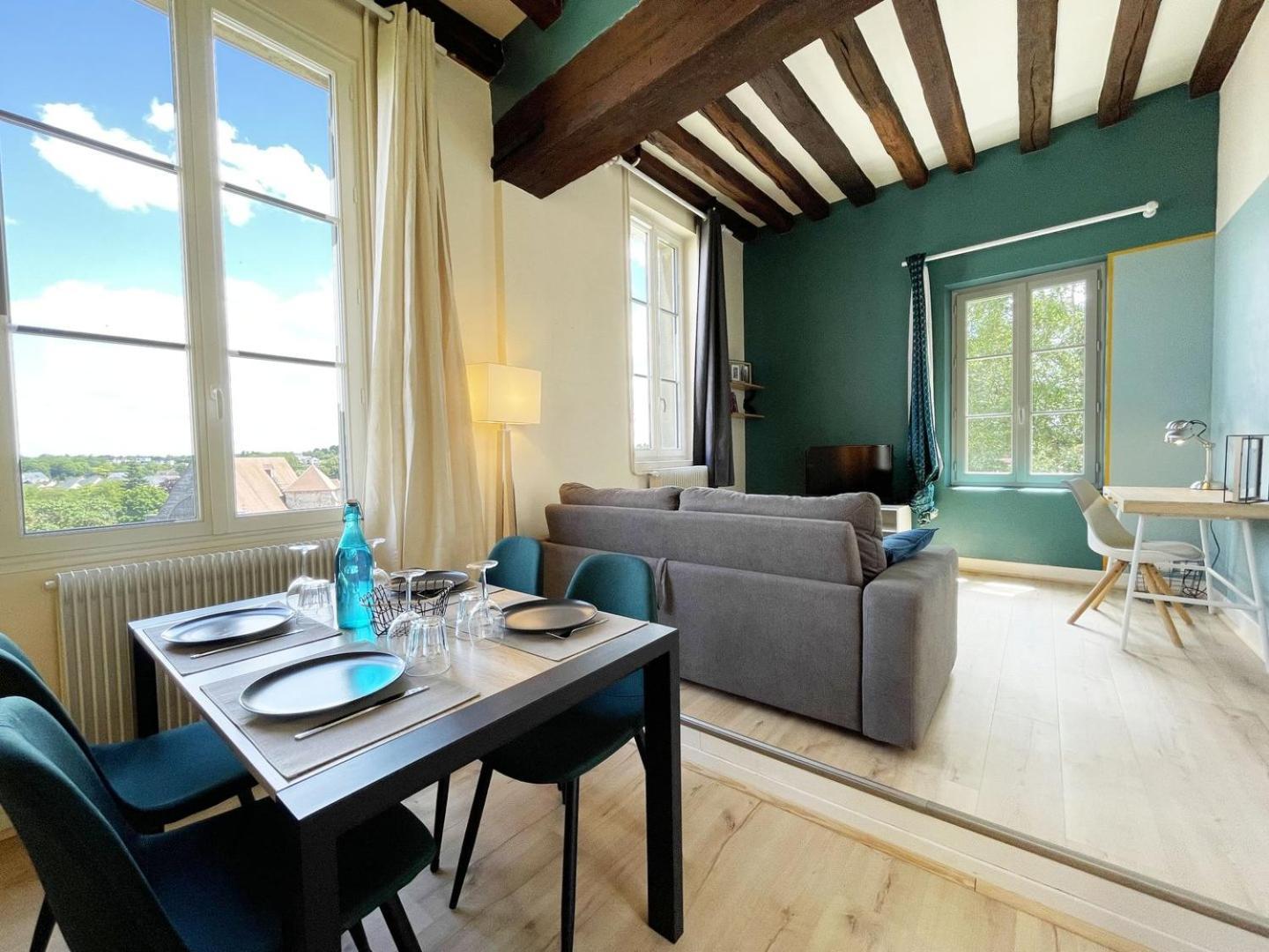 L'Horizon - Entree Independante - Parking Apartment Chartres Ngoại thất bức ảnh